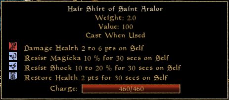 Hair Shirt of Saint Aralor